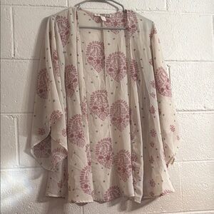 Cardigan kimono style
